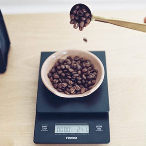 Hario V60 Drip Coffee Scale - Stainless Steel or Black