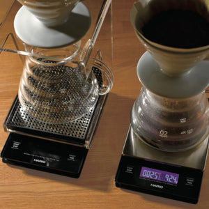 Hario V60 Drip Coffee Scale - Stainless Steel or Black