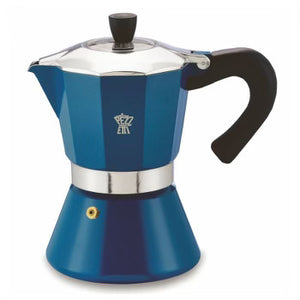 Pezzetti Bellexpress Aluminium Moka Pot- 6 Cup