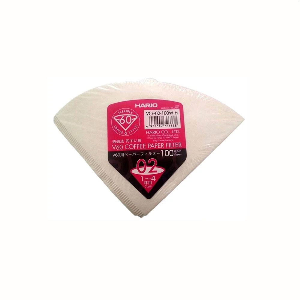 Hario V60 Coffee Filter Papers Size 02 White (100 pack)