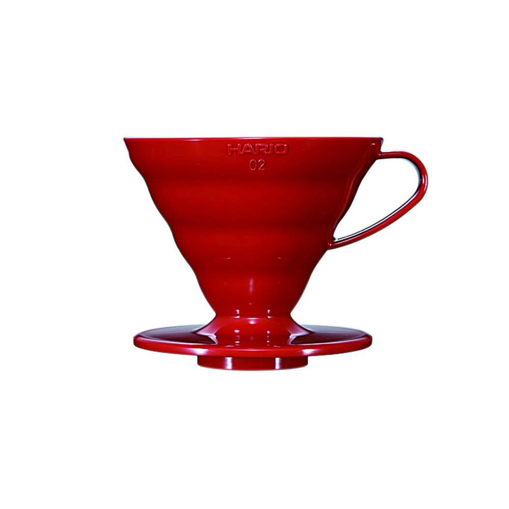 Hario V60 Plastic Coffee Dripper - Red 02
